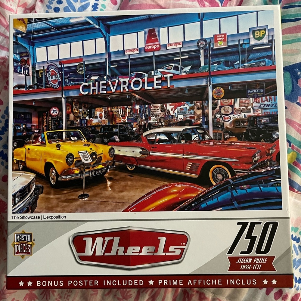 Master Pieces Chevrolet puzzle nwt wheels